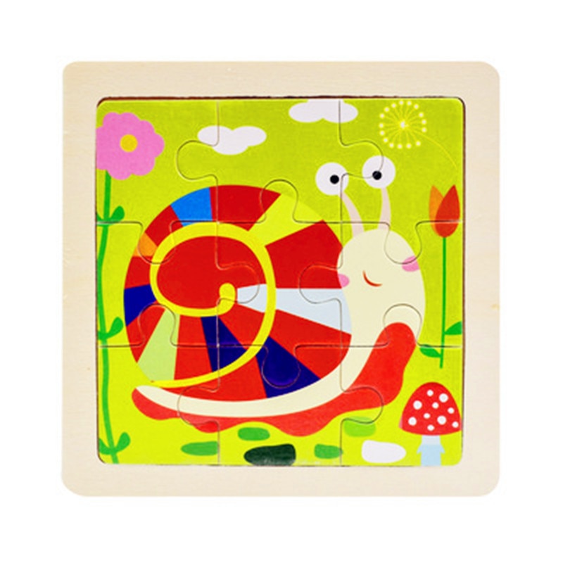 Wooden Jigsaw Puzzles Kids Activity